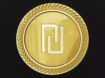 new sheqel coin Free 3D print model