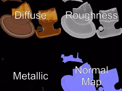 Rustic Fuel Canister model pack Low-poly 3D model