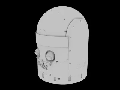 RASID gyro turret 3D model