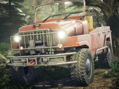 JEEP 4X4 - GAME READY MODEL Low-poly 3D model