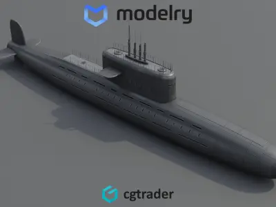 Submarine 3D model 29