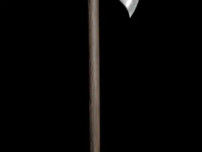 Basic Axe Low Poly Low-poly 3D model