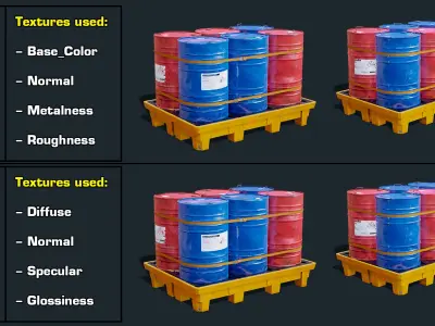  Pallet Barrels 