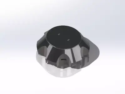 3D Printable Wheel Center Cap  Toyota Tacoma  FJ Cruiser  3D print model
