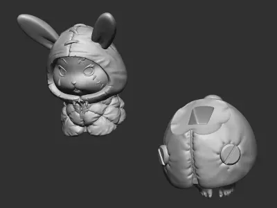 Synduality Noir - Toy model to print  Part 01 Free 3D print model