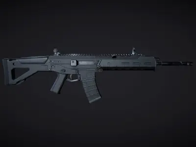 Bushmaster-223 Black Active 3D model