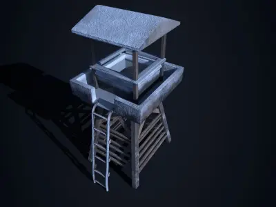 Watch Tower 3D model buy