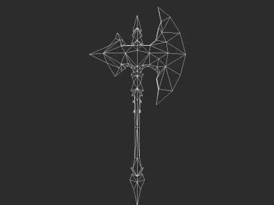 Free Axe Weapon Free 3D model