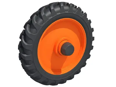 Off Road Tyre 3D model by 3D-Horse