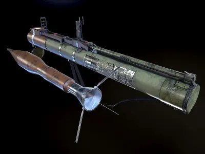 Rocket Launcher 3D model purchase