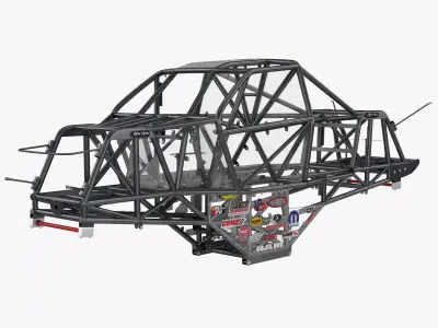 Monster Truck Bigfoot Frame 3D model