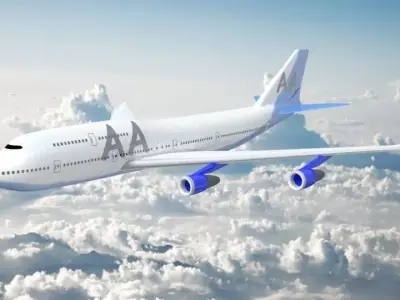 Airplane High-Poly High-Def 3D model