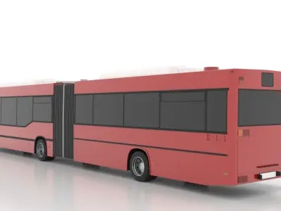 Avtomontaza - Mercedes-Benz O405GN Low-poly 3D model