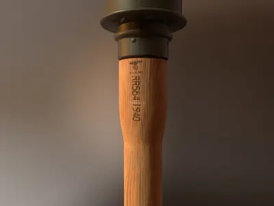German Stick Grenade Stielhandgranate M24 4K PBR Textures Low-poly 3D model