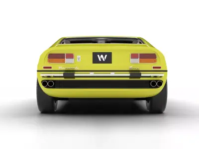 Maserati Bora 4 9 1974 3d model 3D model