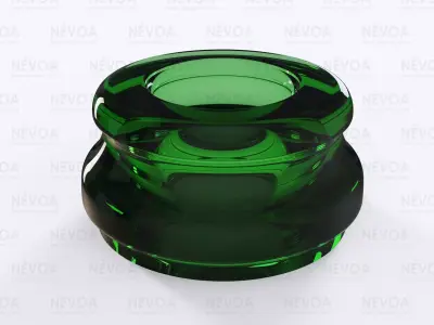 Glass finish - GME 13 08 - 36 mm - Sparkling wine finish 3D model