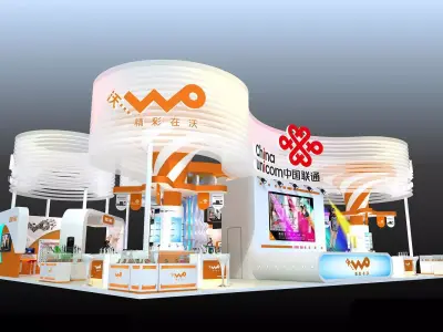 Exhibition - Size - 18X15-3DMAX2009-0021 3D model