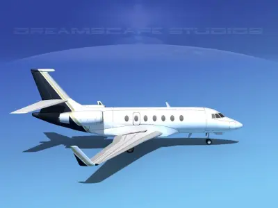 Dassault Falcon 2000 V05 3D model purchase