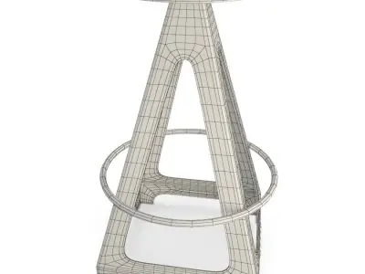 Livorno Industrial Stools 3D model