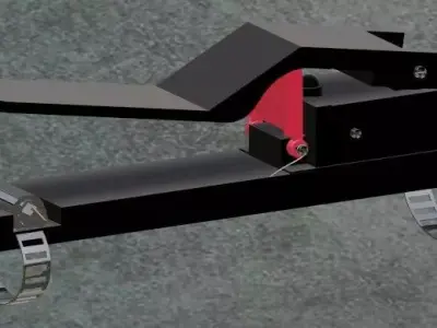 Pneumatic Handle 3D model