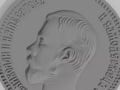 Nikolas 2 Coin 3D print model