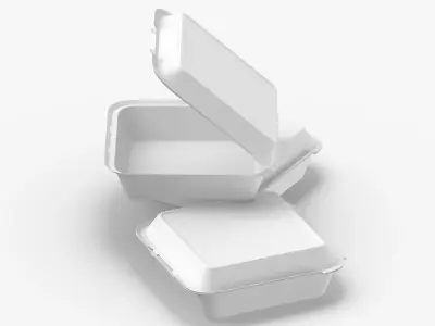 Cardboard Box Set 03 3D model