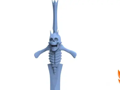 Sword from devil may cry 3D model