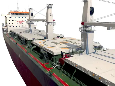 Bulk carrier  3D model