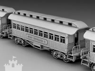 steam train remake 3D print model