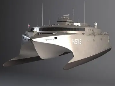 US Navy HSV-2 Swift 3D model