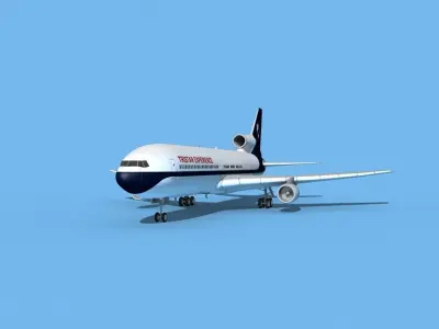 Lockheed L1011 Tristar Experience 3D model