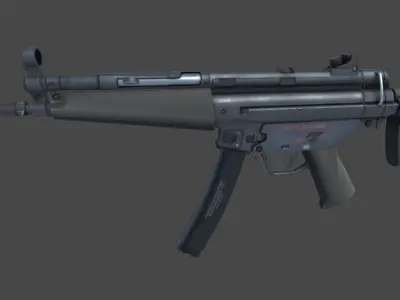 Weapons Pack Low-poly 3D model