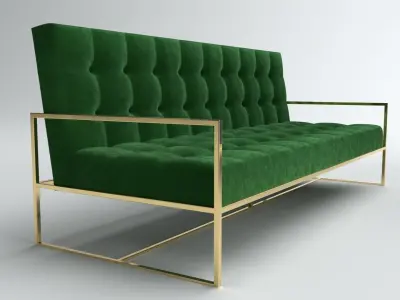 Vintage Panadin Sofa Set 3D model