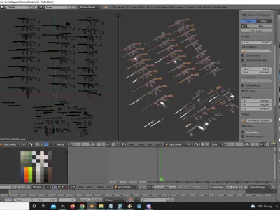 Sentinel Series Thompson SMG Low-poly 3D model