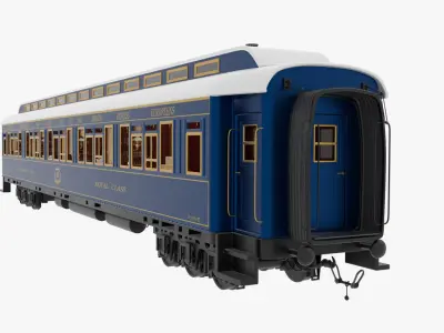 Sleeping Car Orient Express 3D model