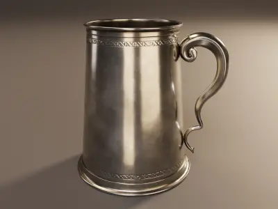 Pewter Tankard 3D model