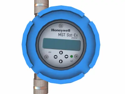 Honeywell Analytics Sat-Ex Transmitter Low Poly Low-poly 3D model