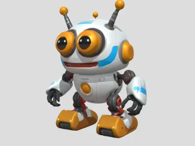 Cute Robot 3D model get
