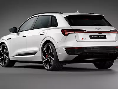 2024 Audi Q8 e-tron quattro Regular mirror 3D model
