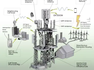 Cell Tower Kit 3D model