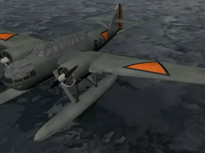 Fokker T-8 3D model