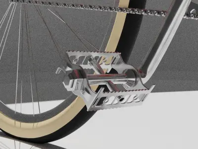 1970s Bicycle 3D model