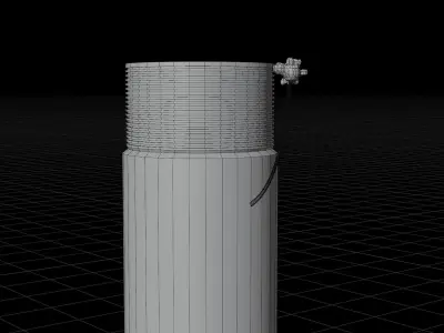 Flamethrower Deodarant Free low-poly 3D model