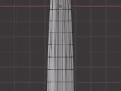 sword Low-poly 3D model 6