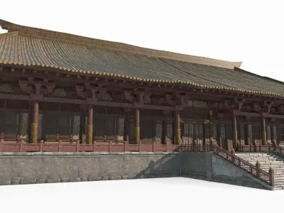 The Grand Hall of the Imperial Palace 3D model