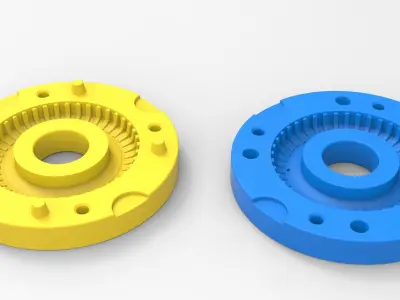 Mold for diecast  tire 3 Scale 1 to 10 and 1 to 14 and 1 to 25 3D print model