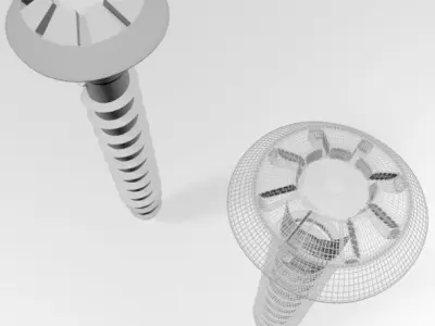 Drywall Screw 06 3D model