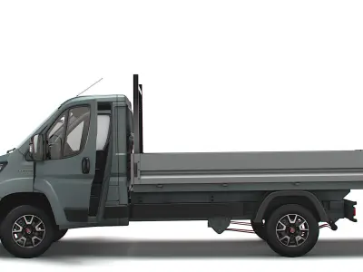 Fiat Ducato SingleCab Tipper HQInterior 2023 3D model