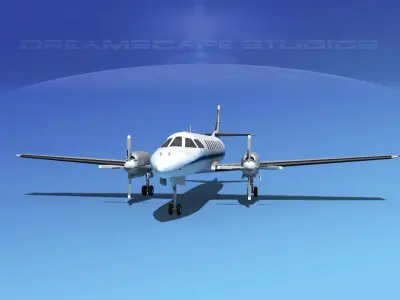 Swearingen SA226 Corporate 3 3D model