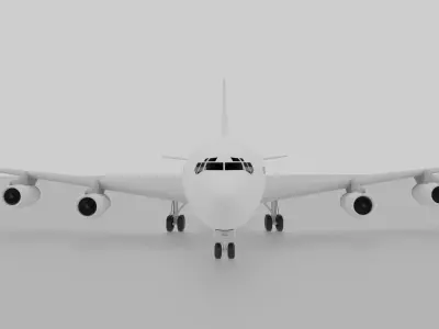Boeing 707-320B 3D model